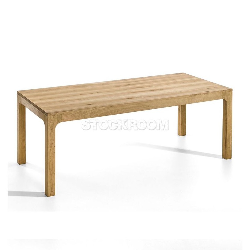 Parker Solid Oak Wood Dining Table