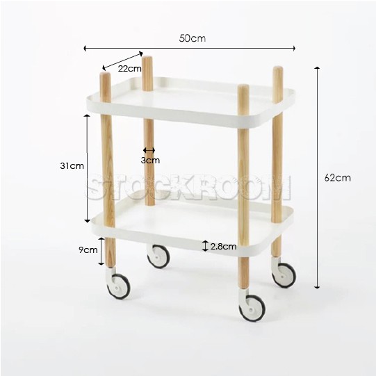 Butler Contemporary Storage Cart and Trolley