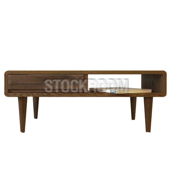 Oscar Solid Oak Wood Coffee Table