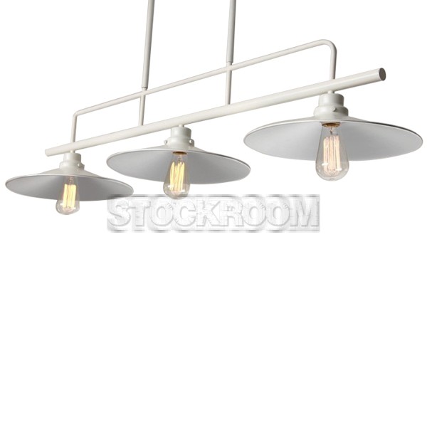 Darnell Industrial Loft Ceiling Triple Pendant Lamp