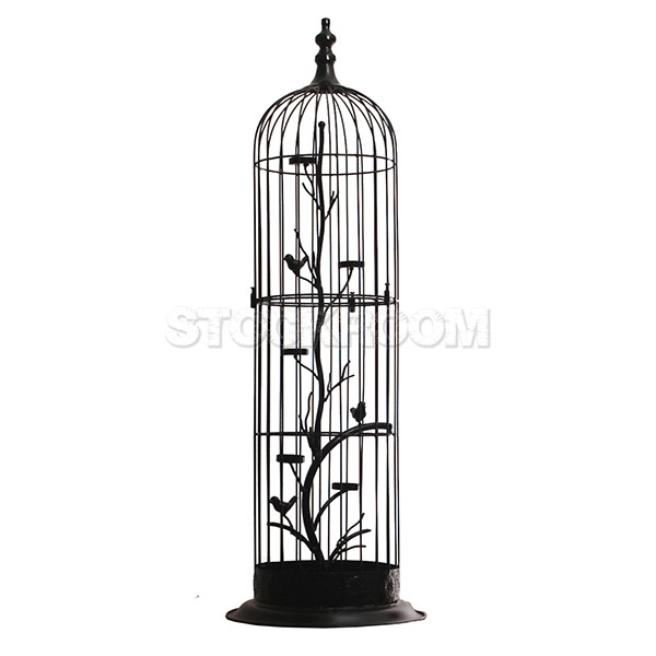 Bird Cage Candle Holder