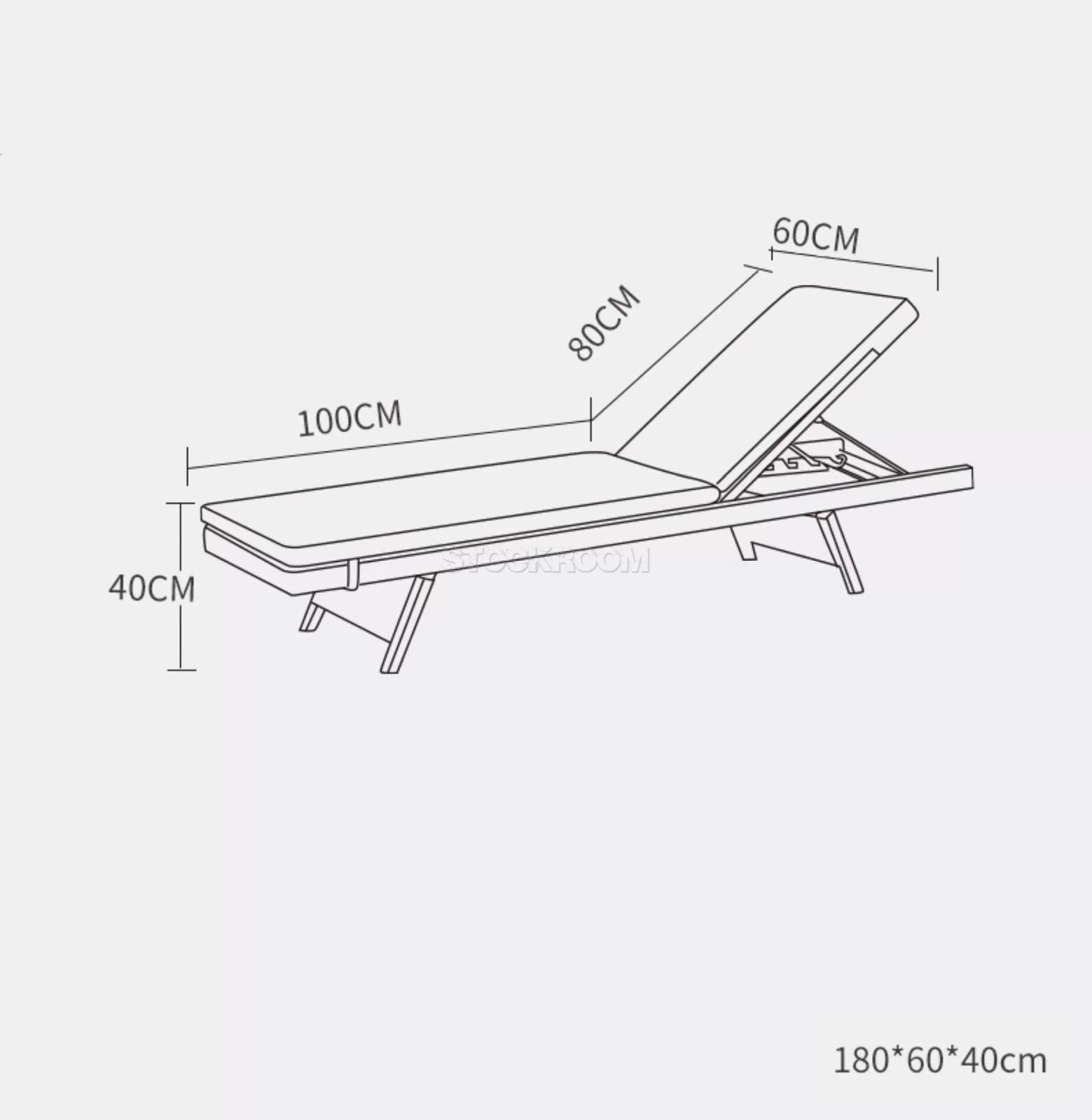 Callix Outdoor Chaise Sun Lounger