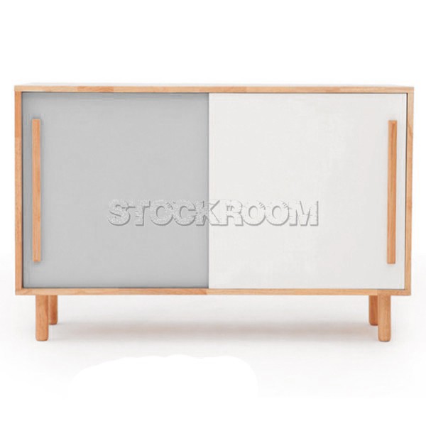 Camden Solid Wood Sideboard With Sliding Door