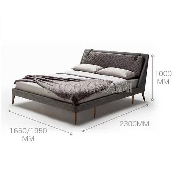 Camillo Fabric Upholstered Bed Frame