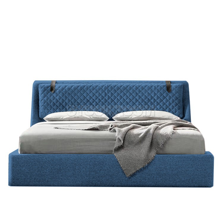 Camillo Fabric Upholstered Bed Frame With Storage