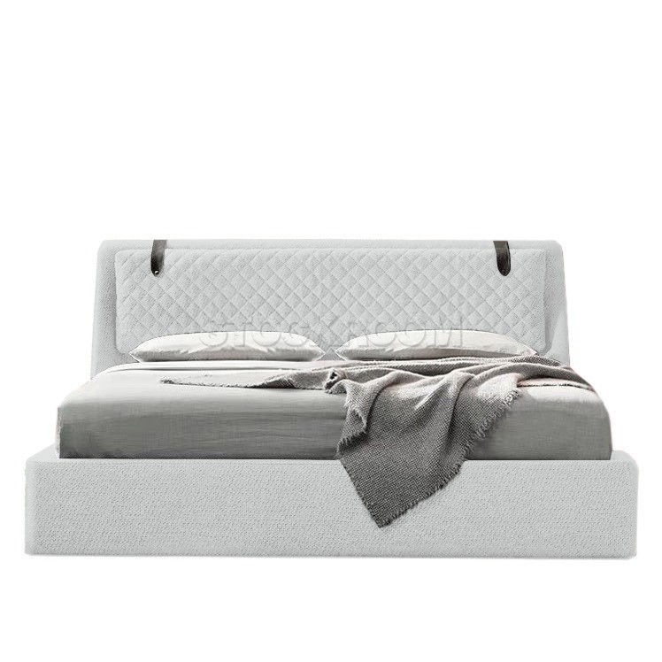 Camillo Fabric Upholstered Bed Frame With Storage