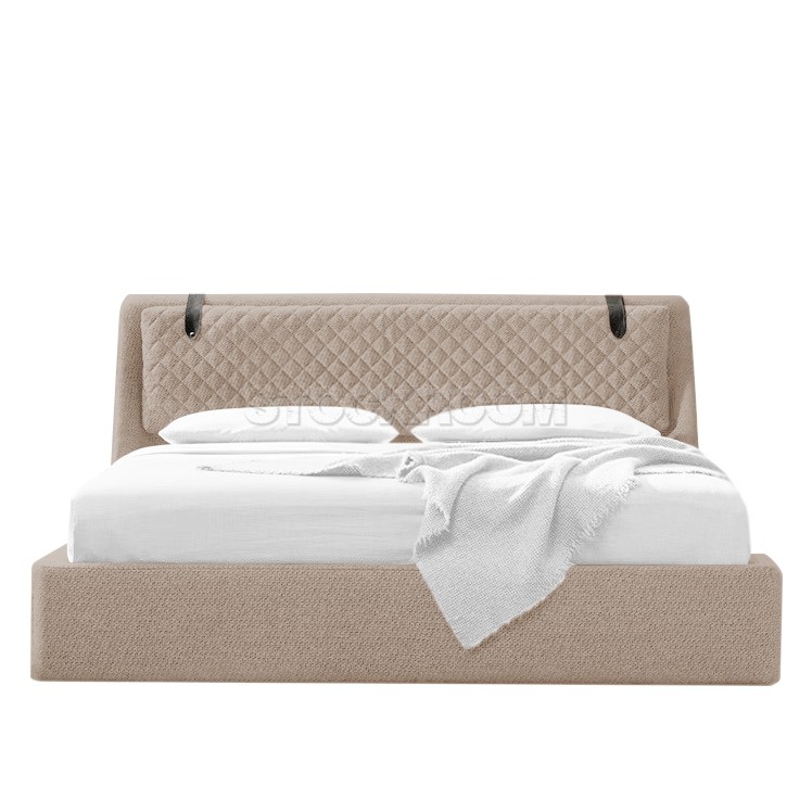 Camillo Fabric Upholstered Bed Frame With Storage