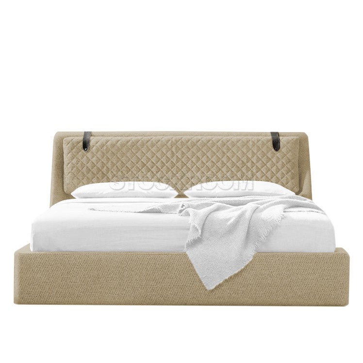 Camillo Fabric Upholstered Bed Frame With Storage