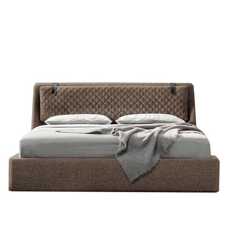 Camillo Fabric Upholstered Bed Frame With Storage
