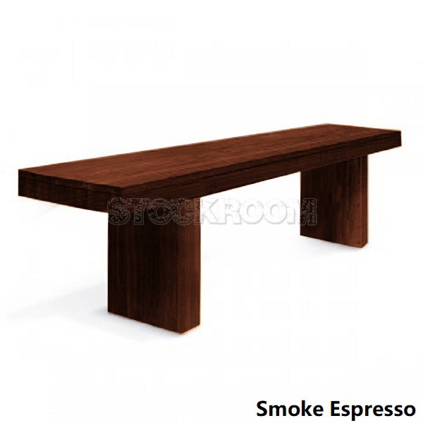 Capa Solid Elm Wood Bench