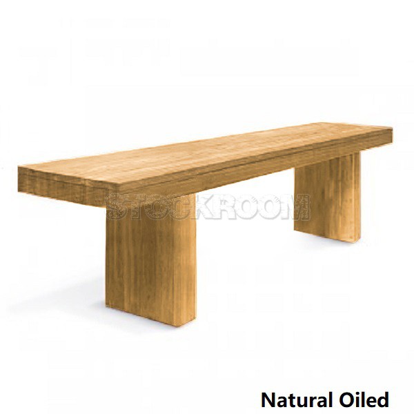 Capa Solid Elm Wood Bench