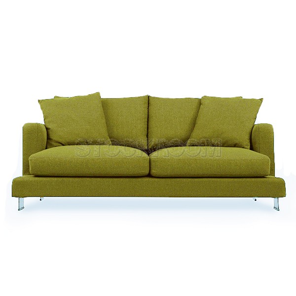 Carlo Fabric Feather Down Sofa - 3 Seater