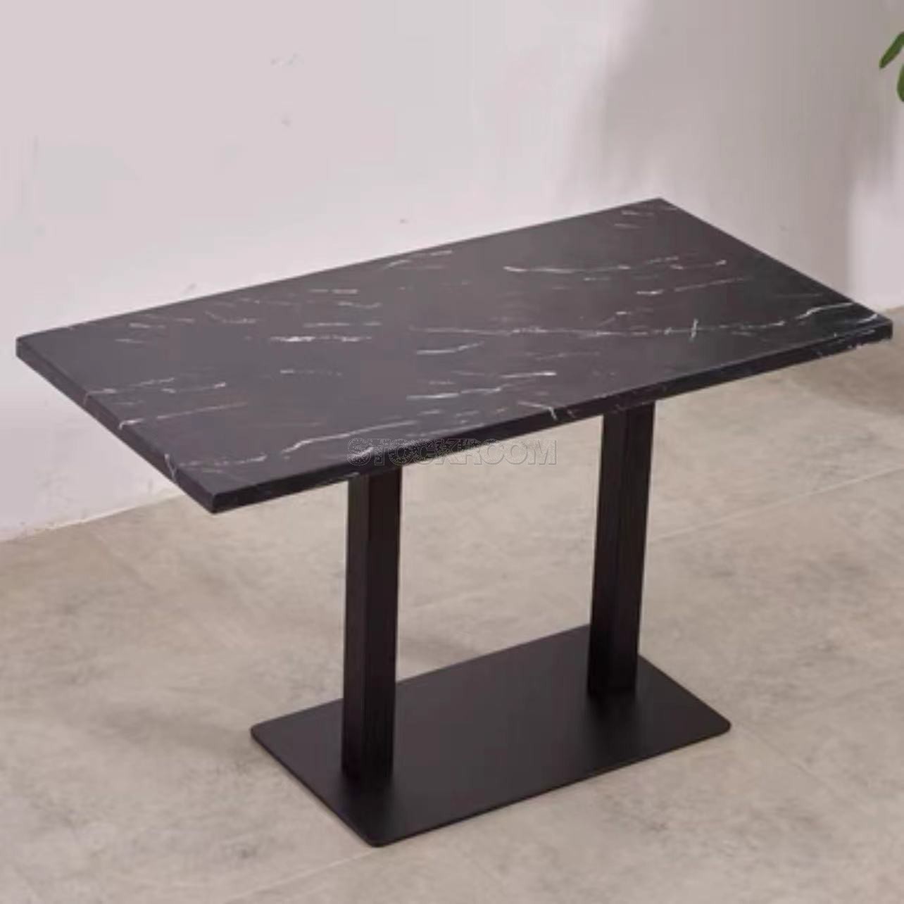 Casa Bistro Marble Style Rectangle Table