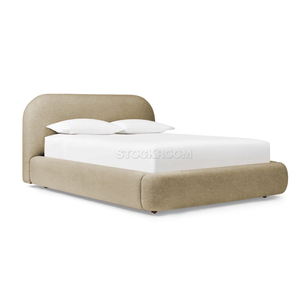 Cedar Fabric Upholstered Storage Bed Frame