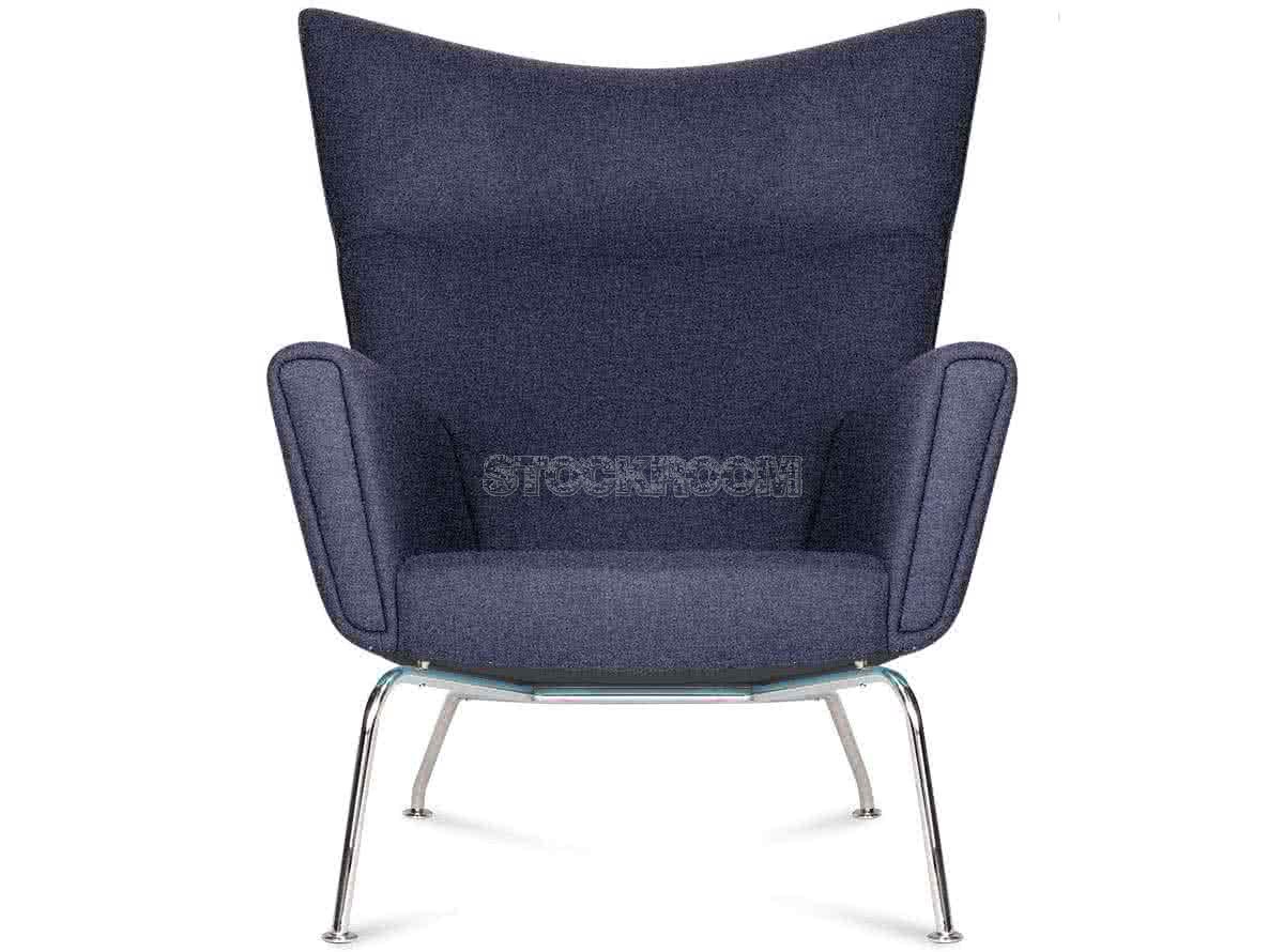 Hans J. Wegner Style Wing Chair CH445