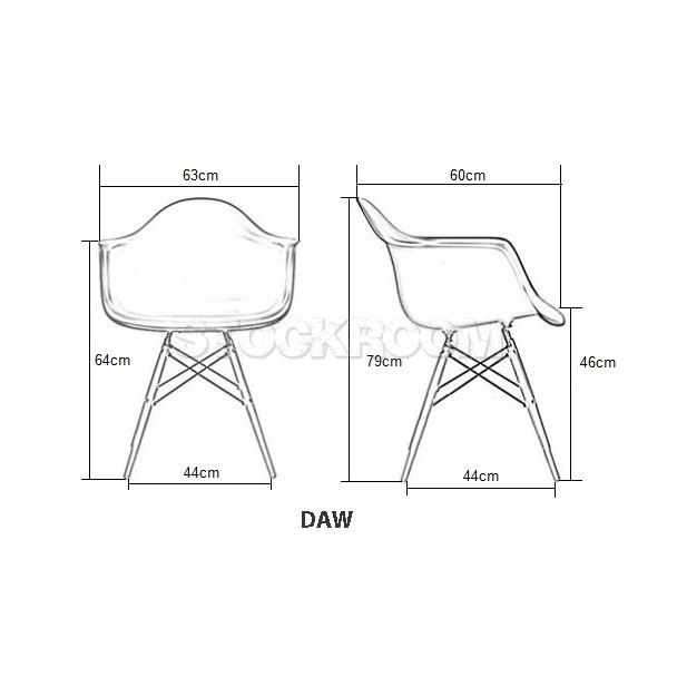 Charles Eames DAW Style Chair