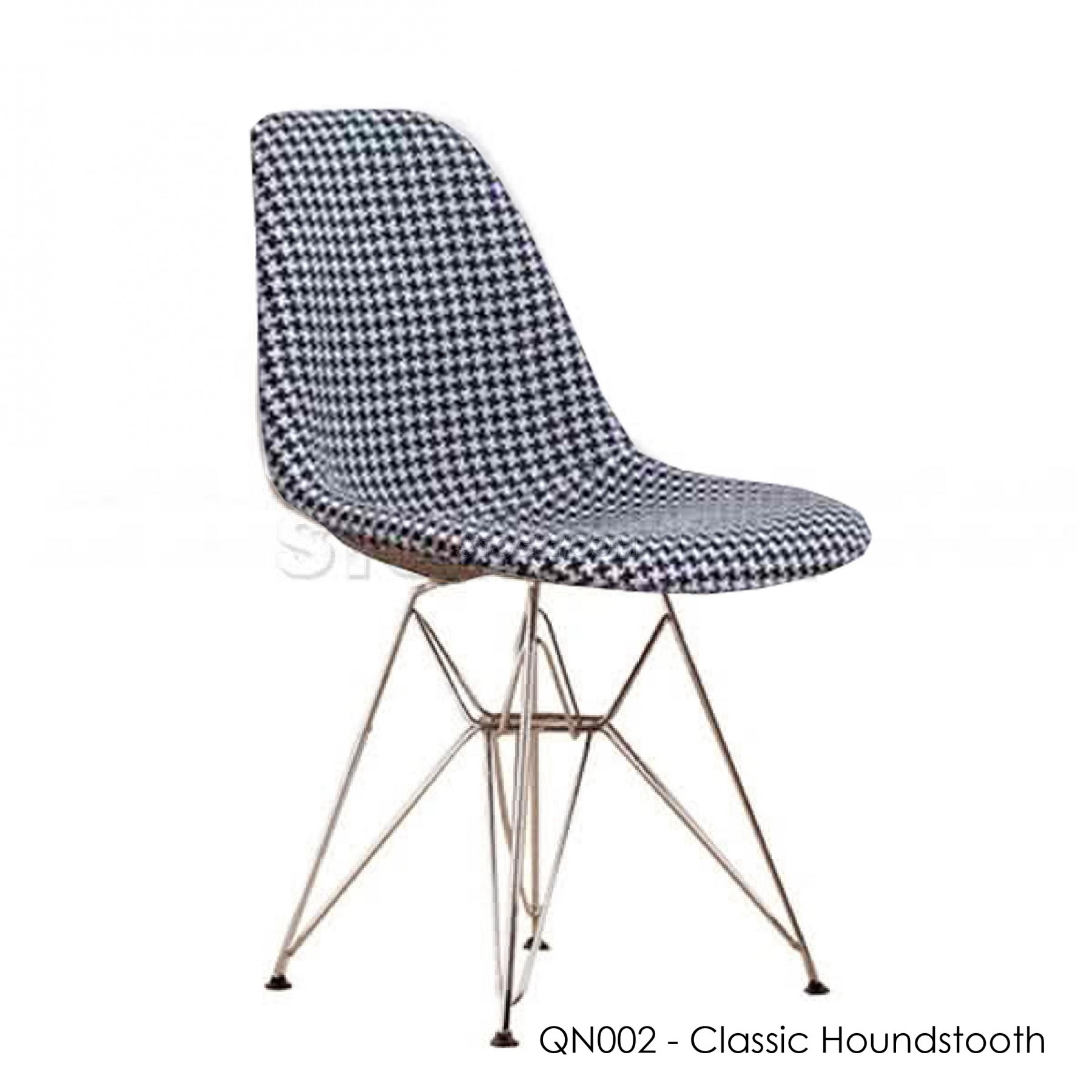 Charles Eames DSR Style Dining Chair - Upholstered - Full Fabric