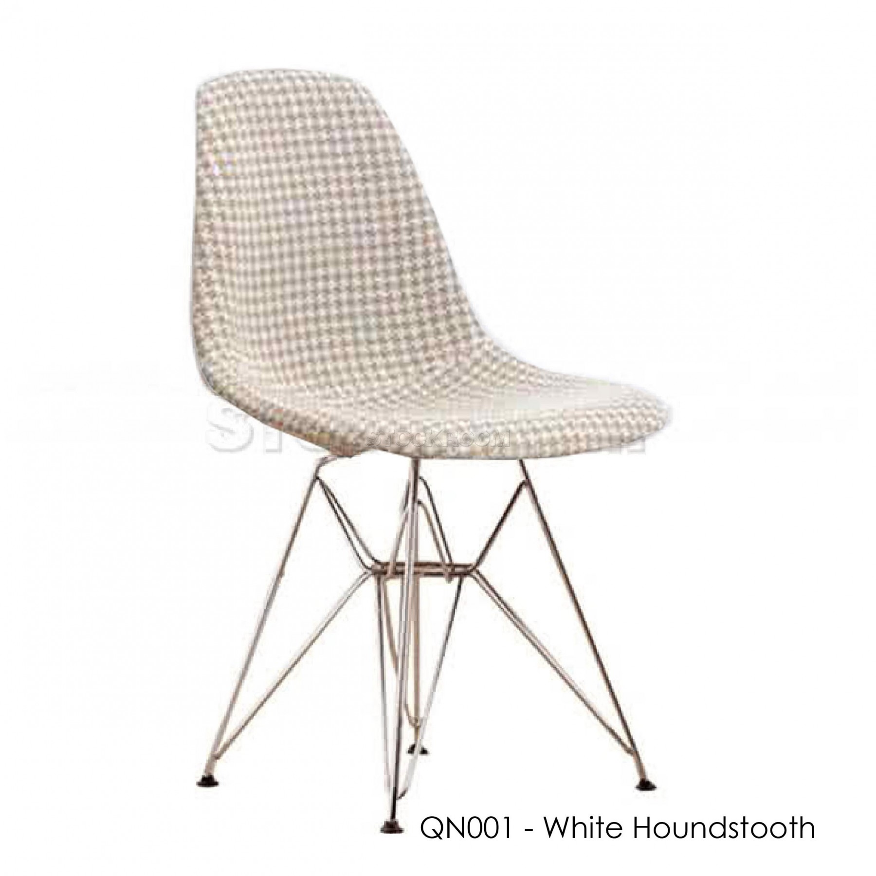 Charles Eames DSR Style Dining Chair - Upholstered - Full Fabric