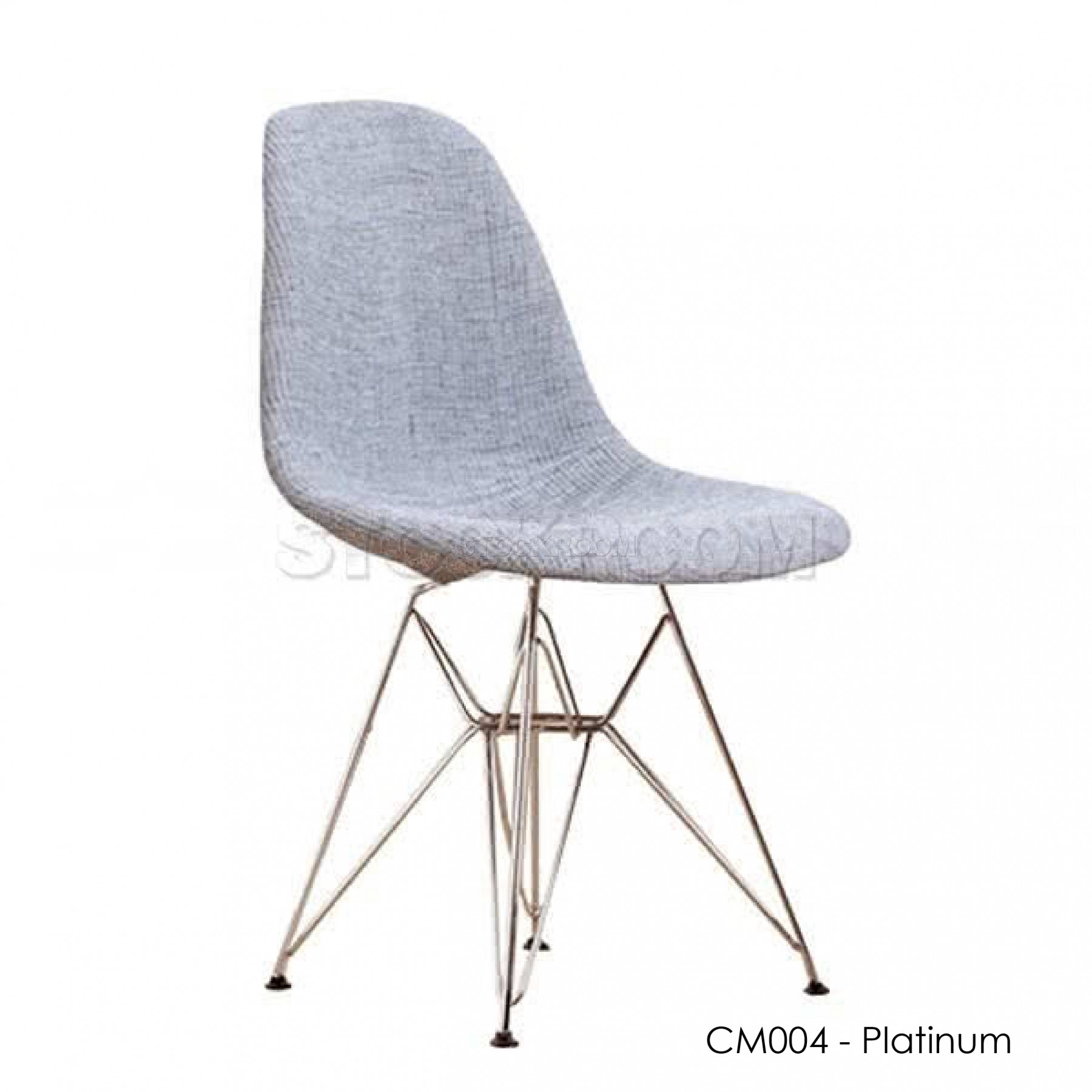 Charles Eames DSR Style Dining Chair - Upholstered - Full Fabric