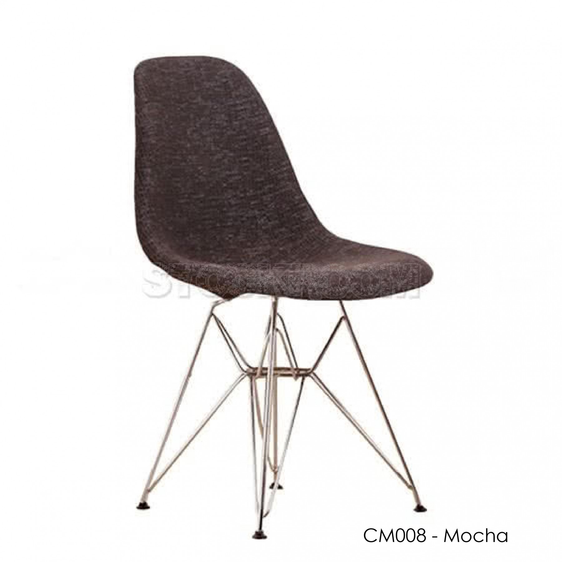 Charles Eames DSR Style Dining Chair - Upholstered - Full Fabric