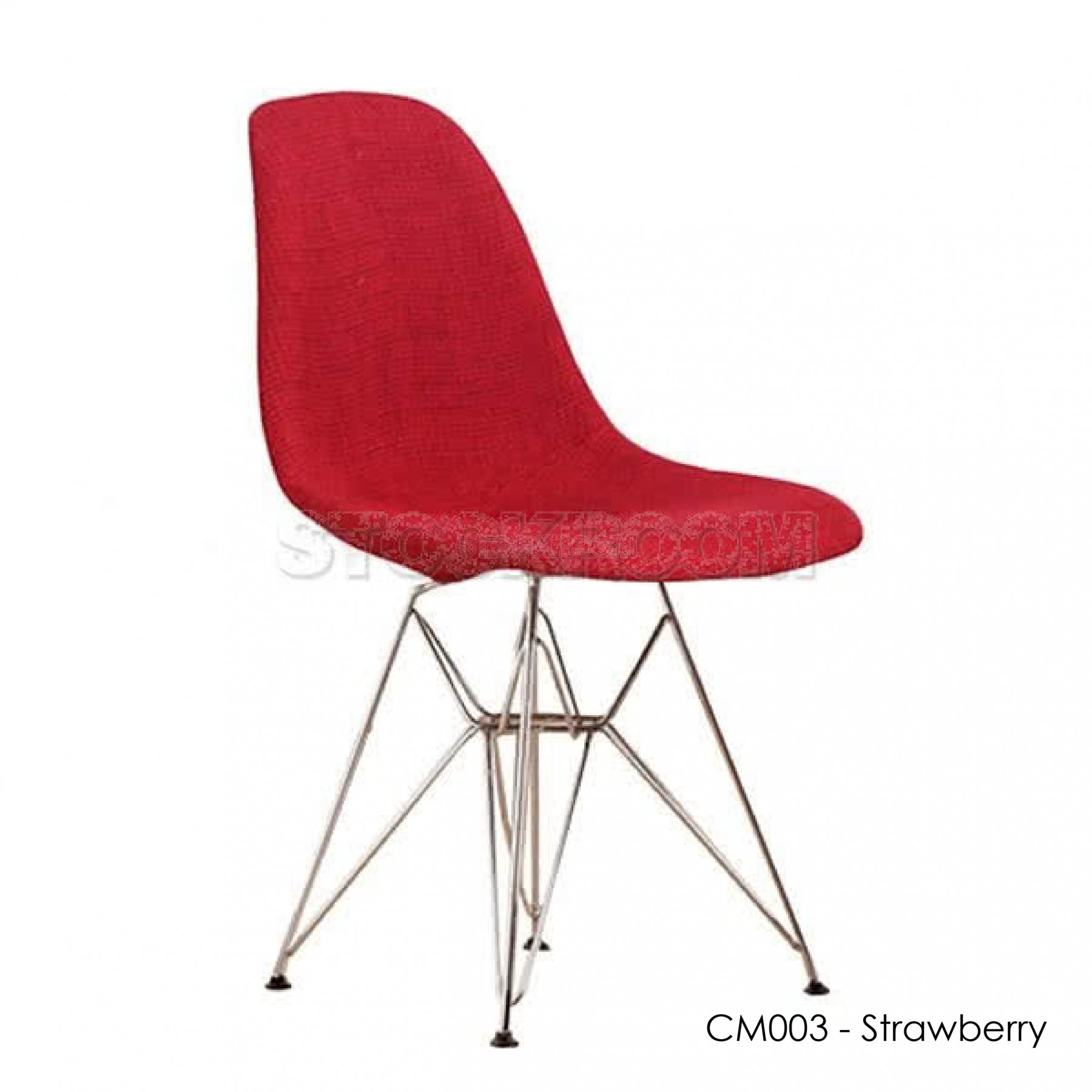 Charles Eames DSR Style Dining Chair - Upholstered - Full Fabric