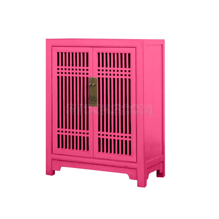 Cheska Chinese Style Shoe Cabinet