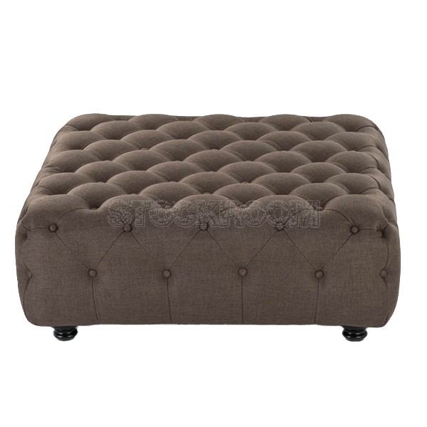 STOCKROOM Chesterfield Sofa Ottoman / Stool