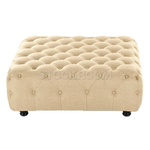 STOCKROOM Chesterfield Sofa Ottoman / Stool