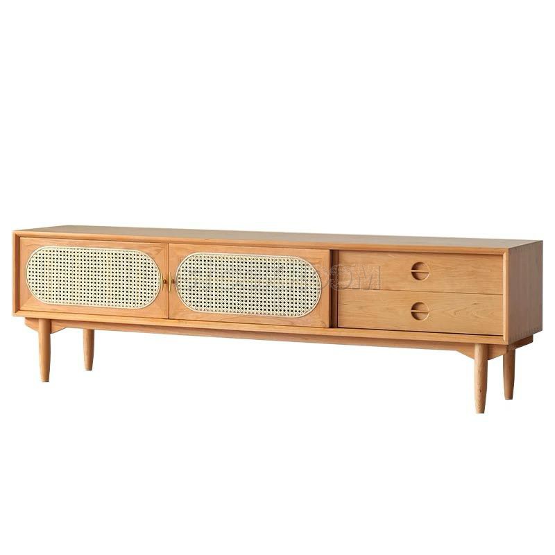 Claudo Solid Wood TV Cabinet