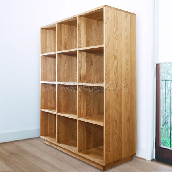 Clermont Solid Oak Wood Bookshelves