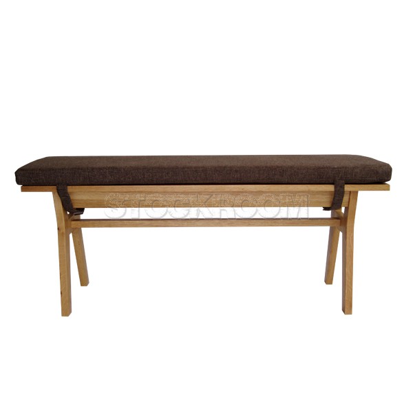 Clinelle Upholstered Solid Wood Bench