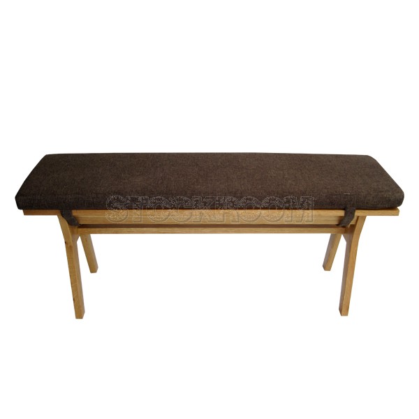 Clinelle Upholstered Solid Wood Bench