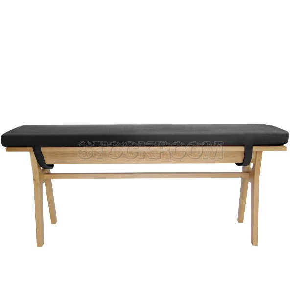 Clinelle Upholstered Solid Wood Bench