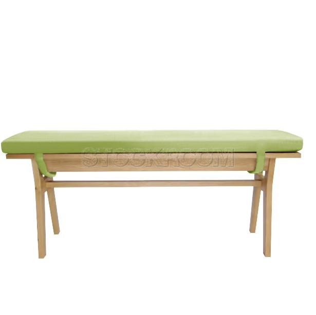 Clinelle Upholstered Solid Wood Bench