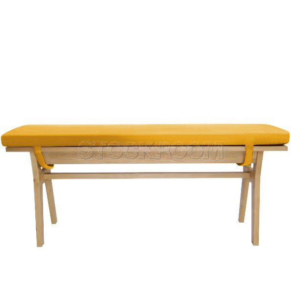 Clinelle Upholstered Solid Wood Bench