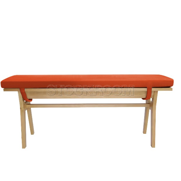 Clinelle Upholstered Solid Wood Bench