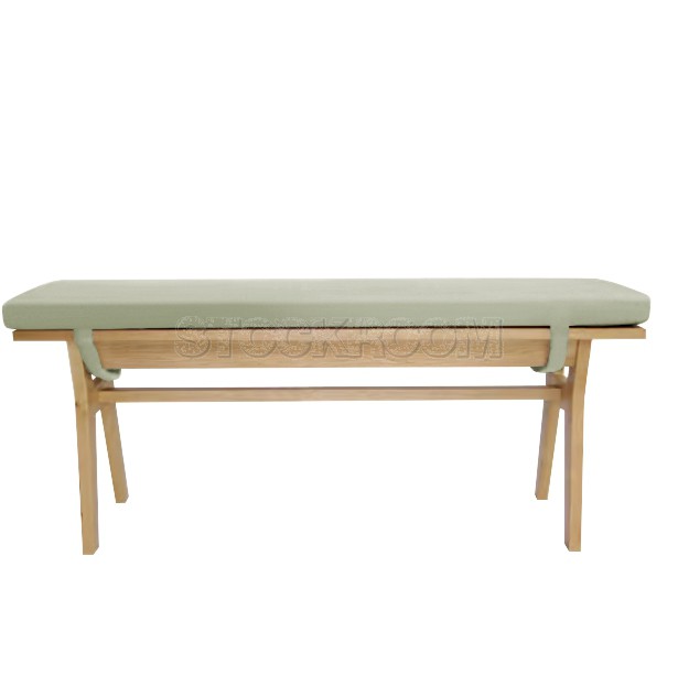 Clinelle Upholstered Solid Wood Bench