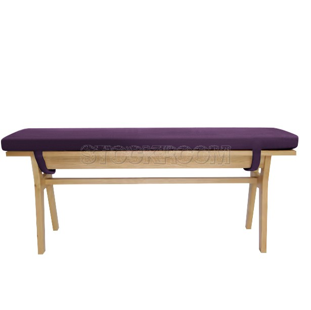 Clinelle Upholstered Solid Wood Bench