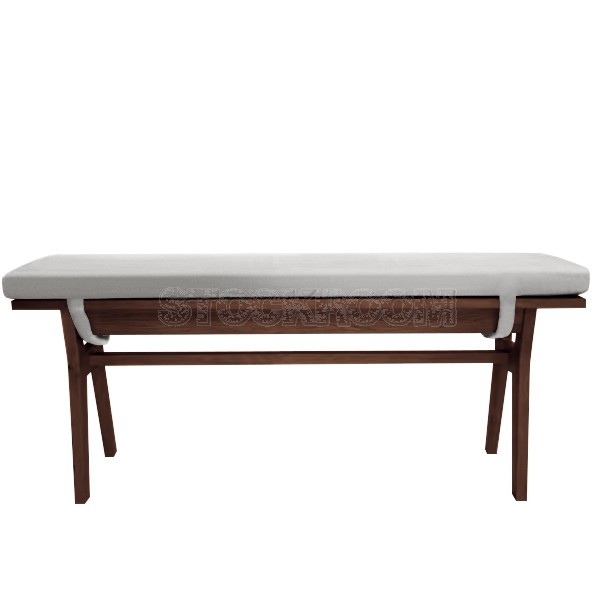 Clinelle Upholstered Solid Wood Bench