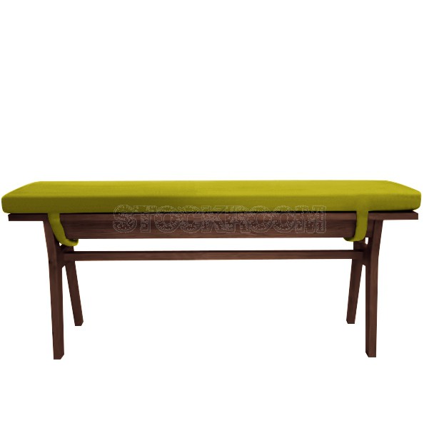 Clinelle Upholstered Solid Wood Bench