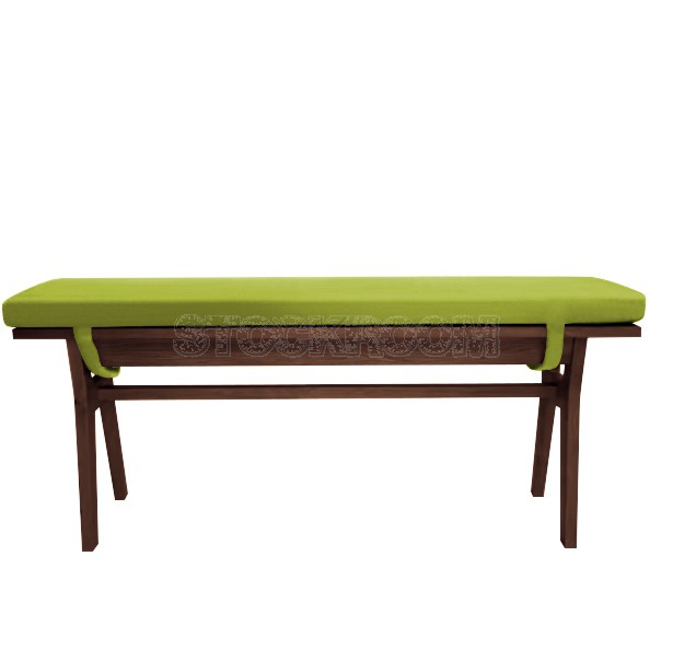 Clinelle Upholstered Solid Wood Bench