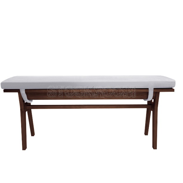 Clinelle Upholstered Solid Wood Bench