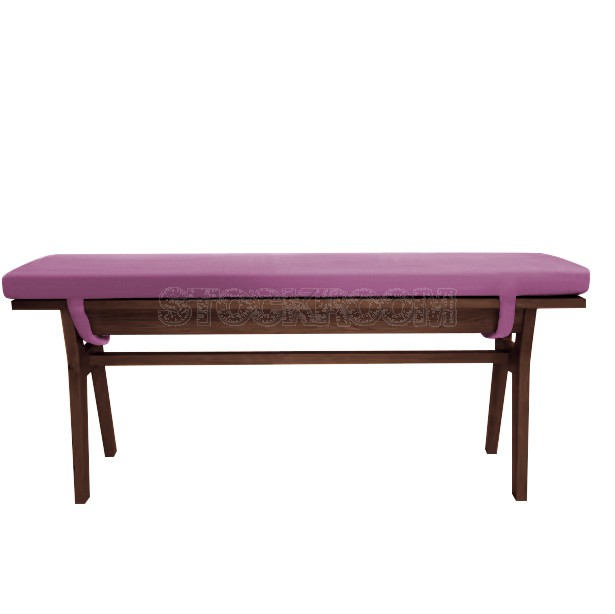 Clinelle Upholstered Solid Wood Bench