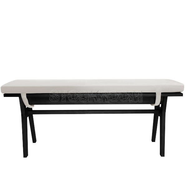 Clinelle Upholstered Solid Wood Bench