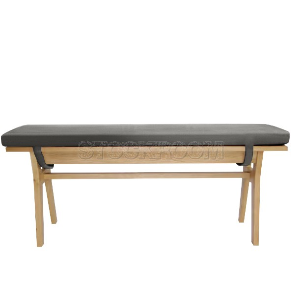 Clinelle Upholstered Solid Wood Bench