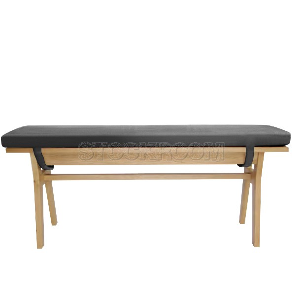 Clinelle Upholstered Solid Wood Bench