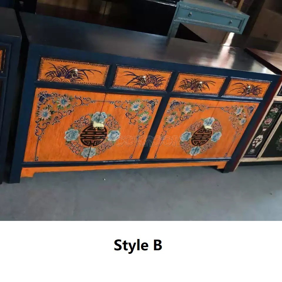 Colin 2 Chinese Style Sideboard