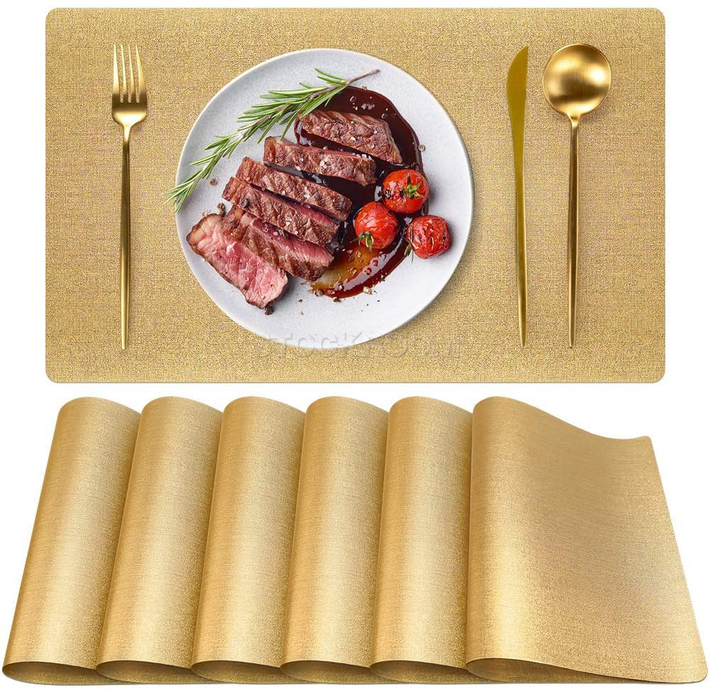 Contemporary Metallic Table Placemat