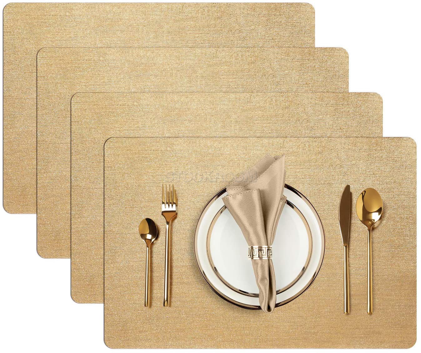 Contemporary Metallic Table Placemat