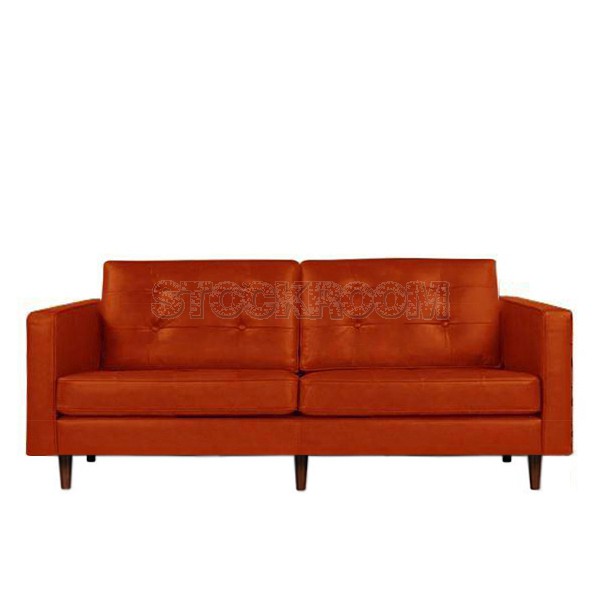 Copenhagen Leather Sofa - 2 Seater